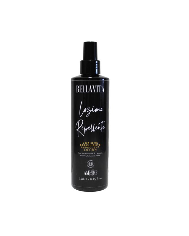 LOZIONE REPELLENTE - Con olio essenziale di Lavanda, Geranio, Limone e Neem