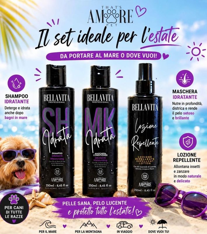 ☀️ IL SET IDEALE PER L'ESTATE   - BELLAVITA PROFESSIONAL That's amore Pet