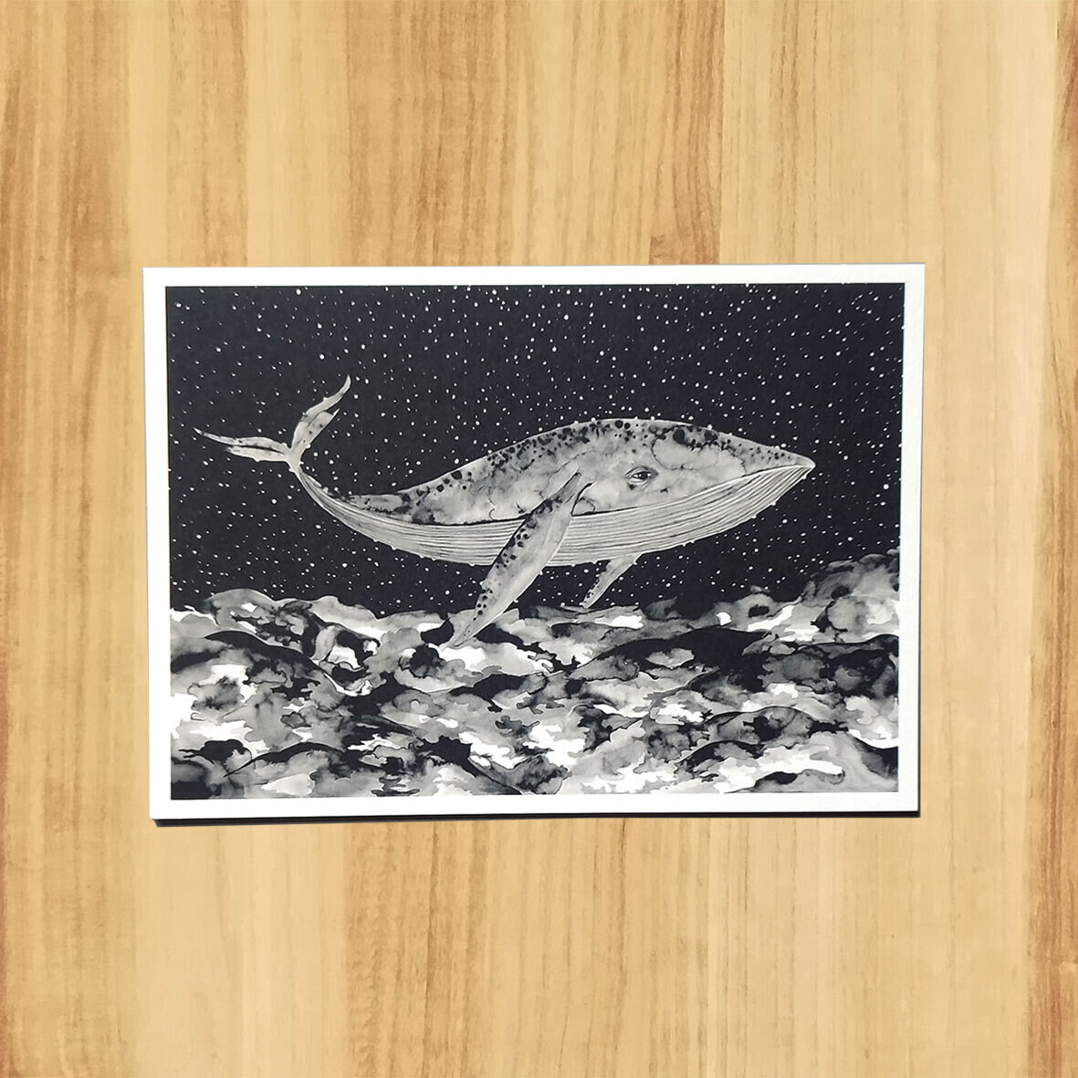 Carte postale Baleine
