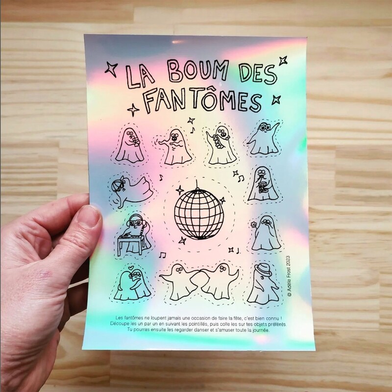 Stickers &quot;La boum des fantômes&quot;