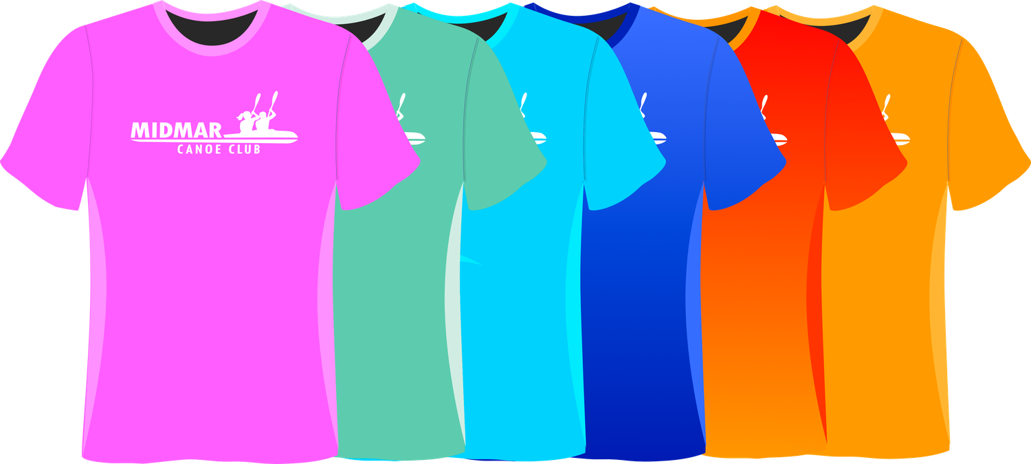 Midmar Canoe Club paddling shirts