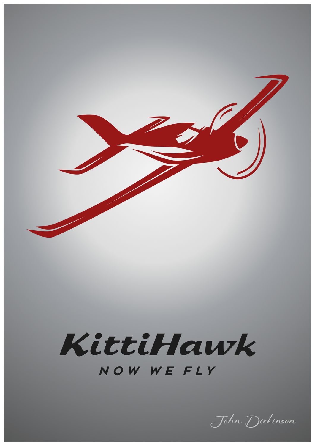 KittiHawk NOW WE FLY A4 Poster