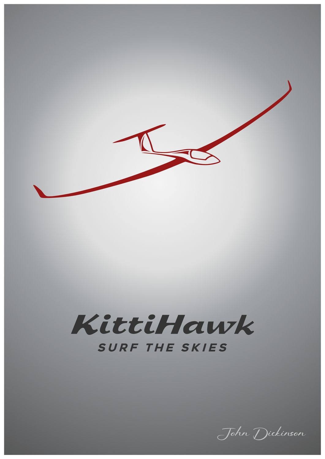 KittiHawk SURF THE SKIES A4 Poster