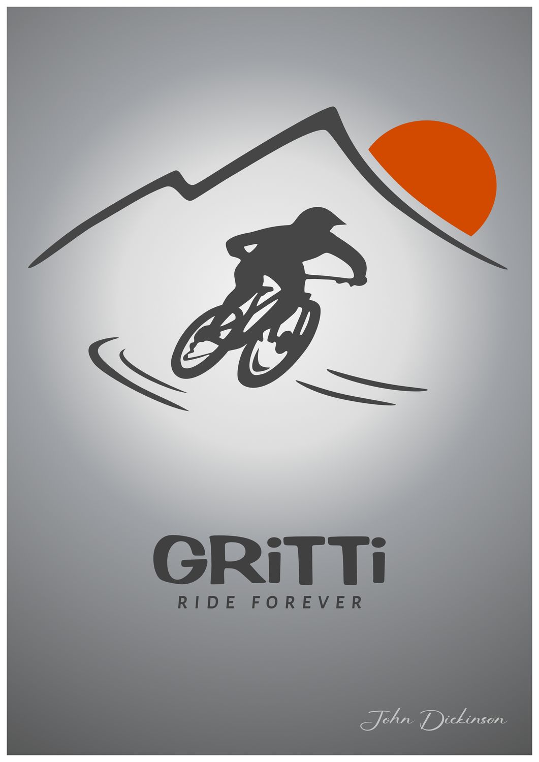 GRiTTi Ride Forever A4 MTB Poster