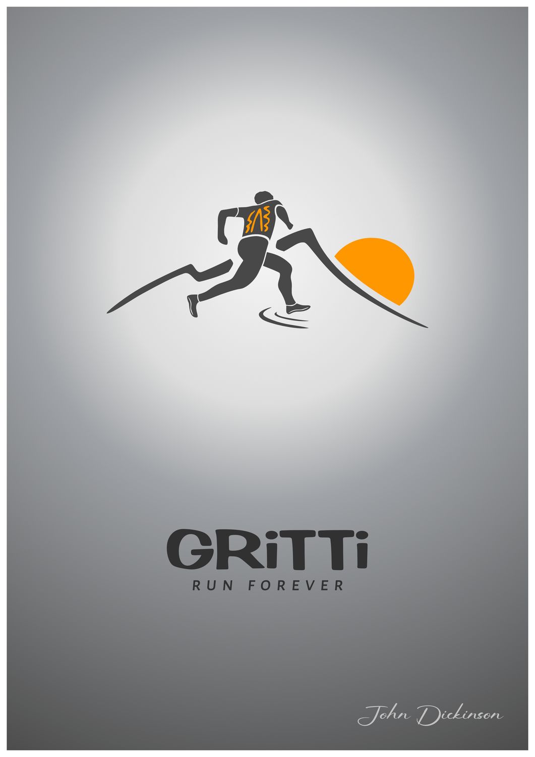 GRiTTi RUN FOREVER A4 Poster