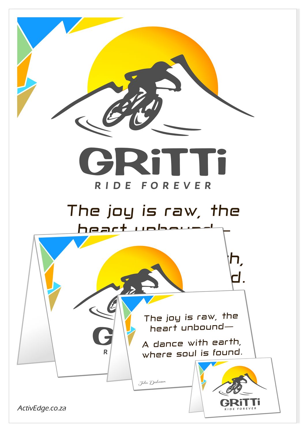 GRiTTi Ride Forever A4 Poster and Cards for download and print