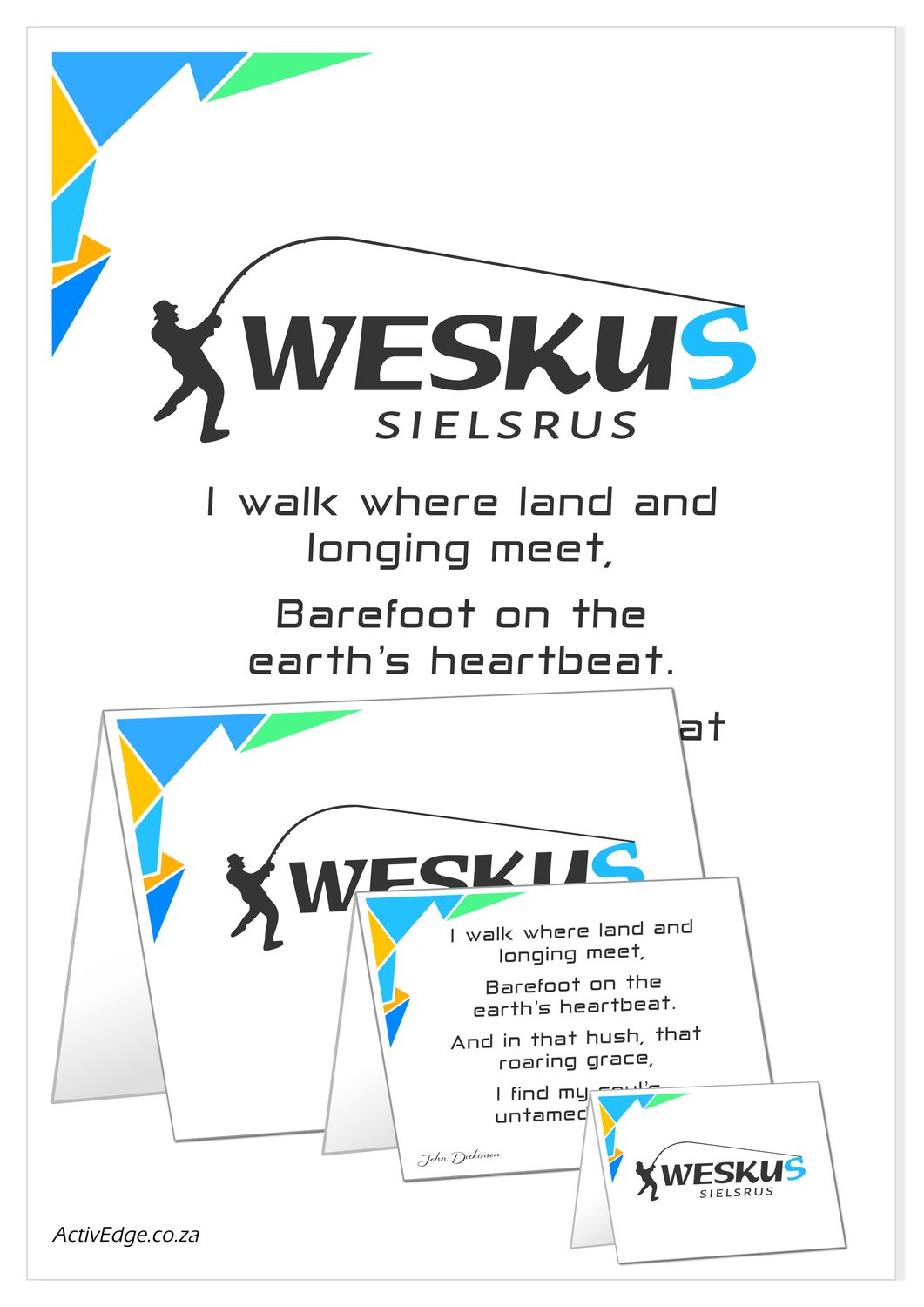 WESKUS A4 Poster and Cards for download and print