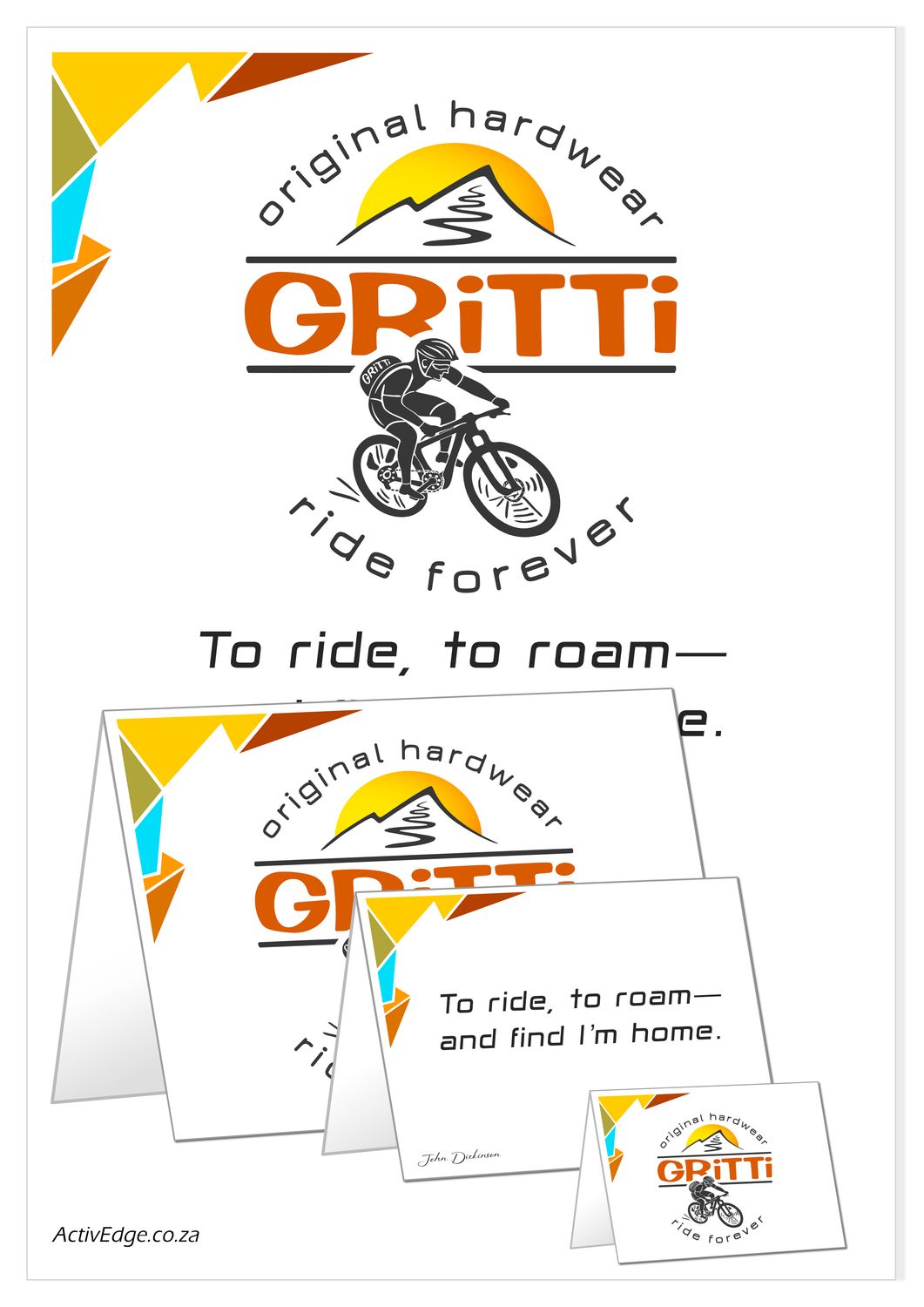 GRiTTi Original A4 Poster and Cards for download and print