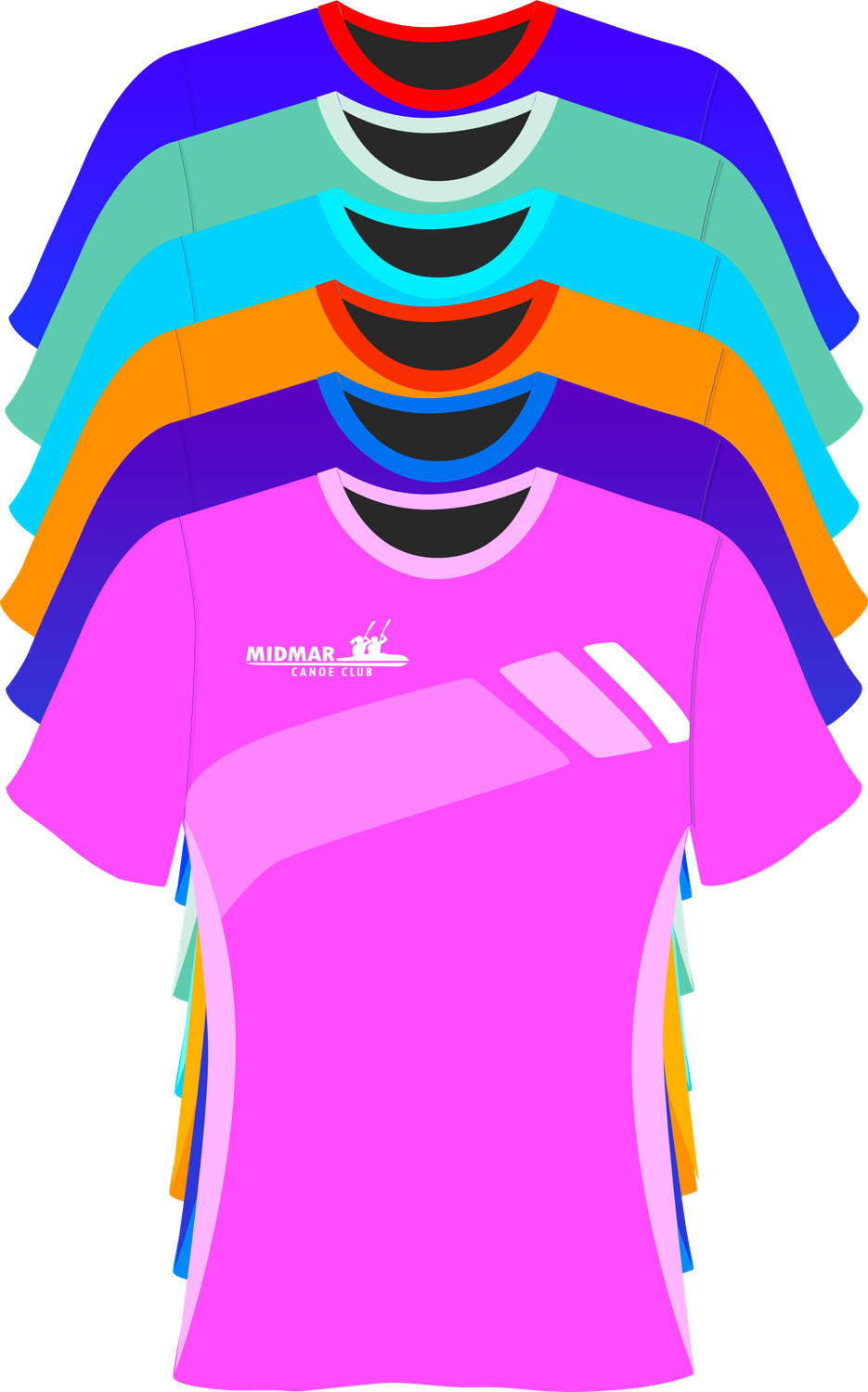 Midmar Ladies&#39; designer short-sleeve paddling shirts