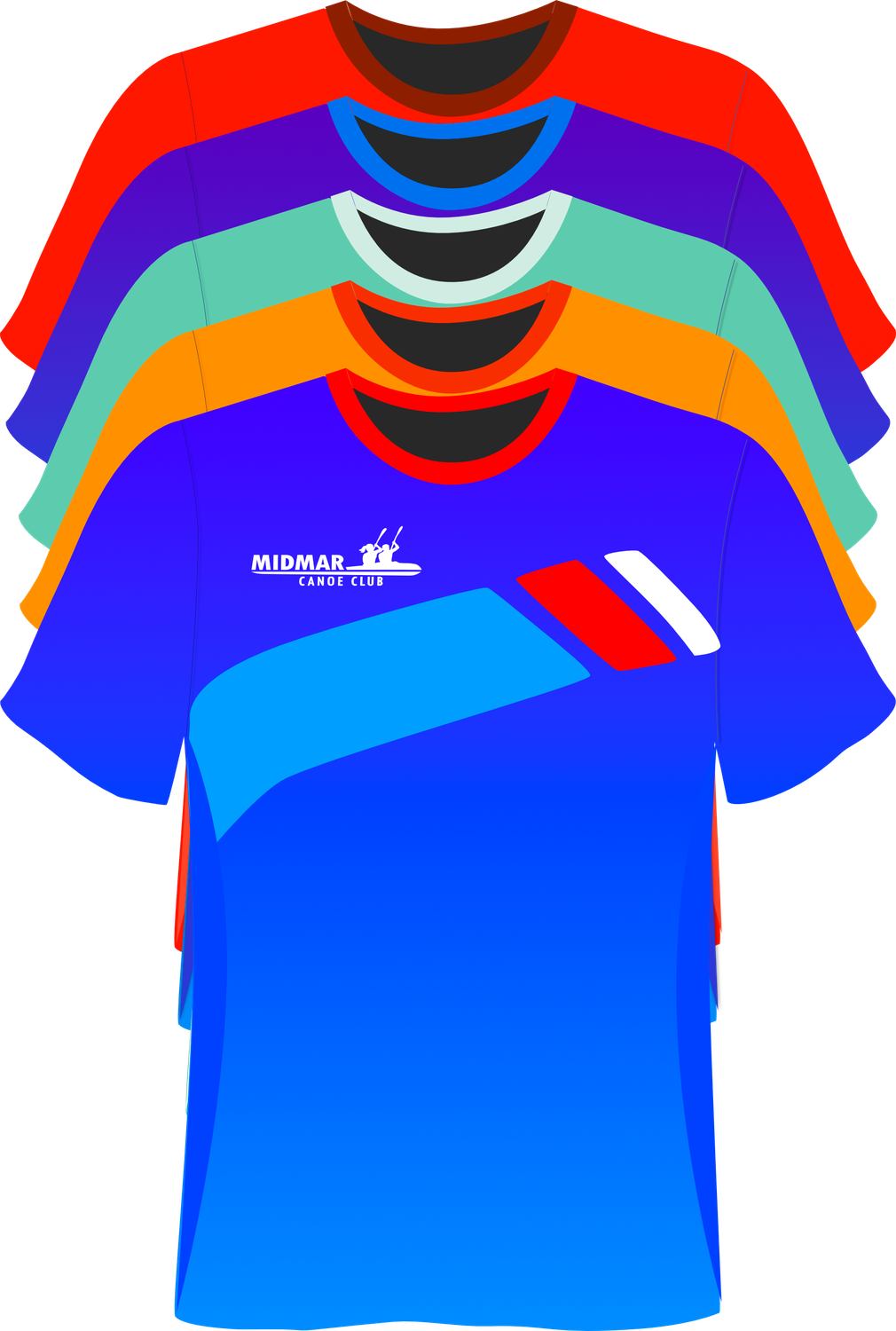 Midmar Men&#39;s designer short-sleeve paddling shirts