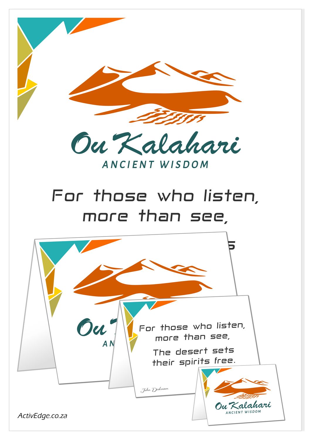 KALAHARI A4 Poster and Cards for download and print
