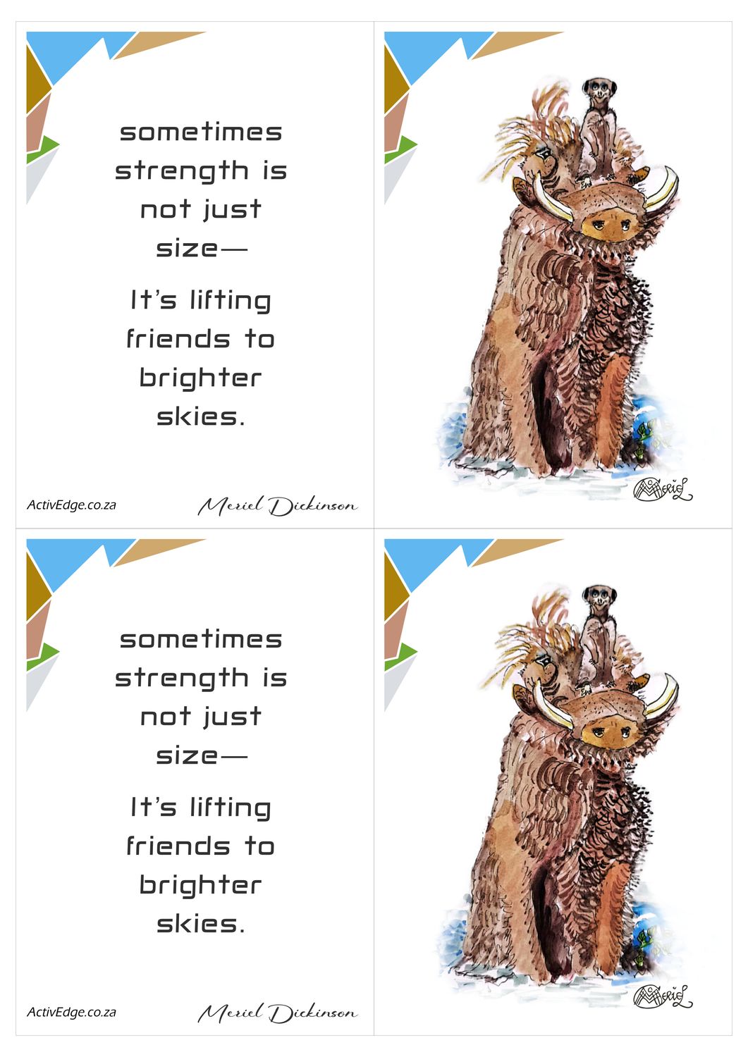 Kind Warthog (portrait)