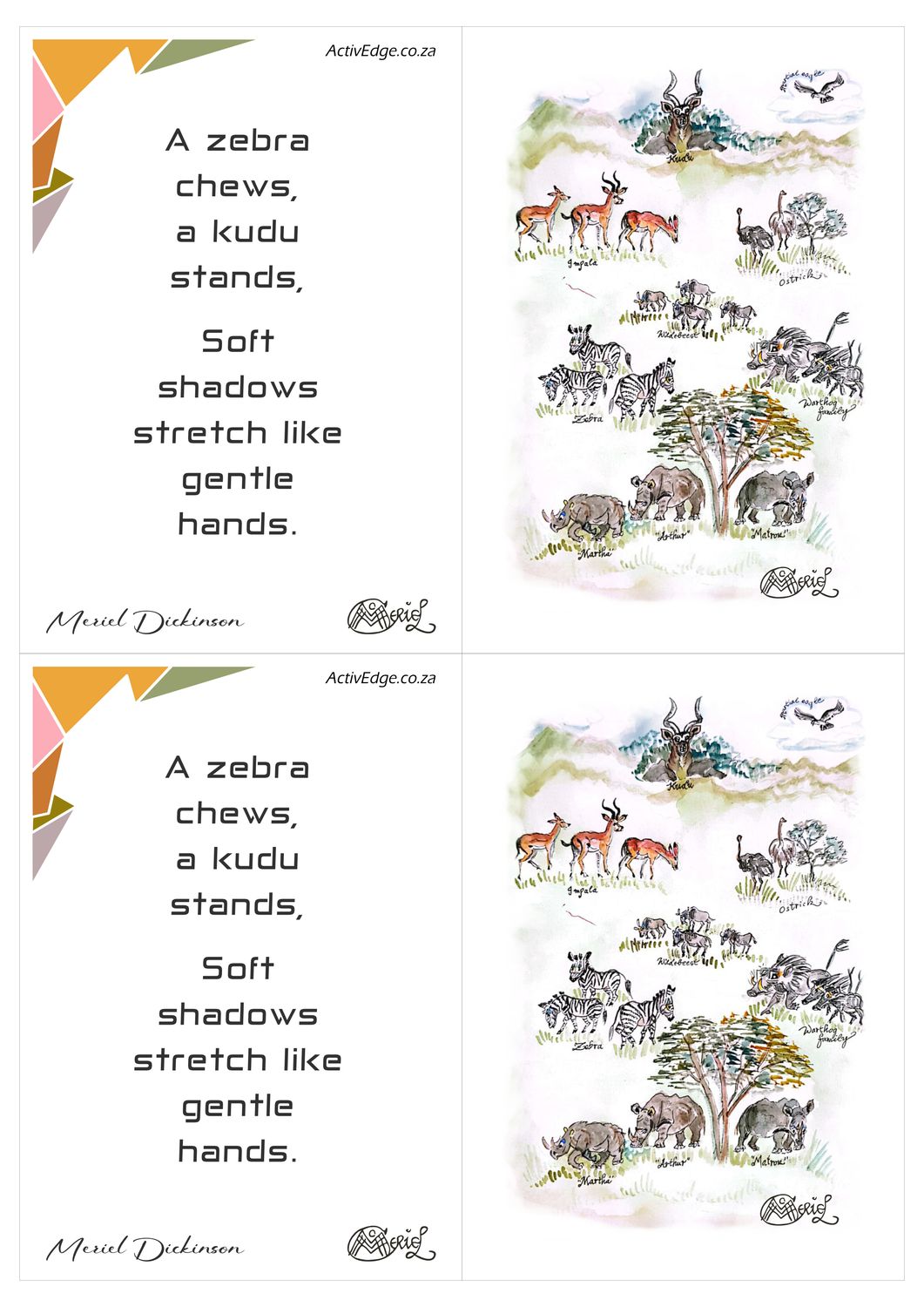 Peace in the Wild (portrait)