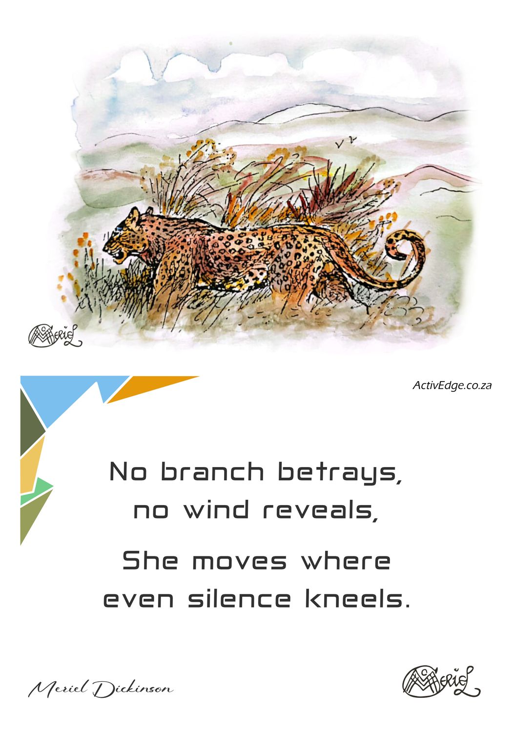 Stalking Leopard (landscape)