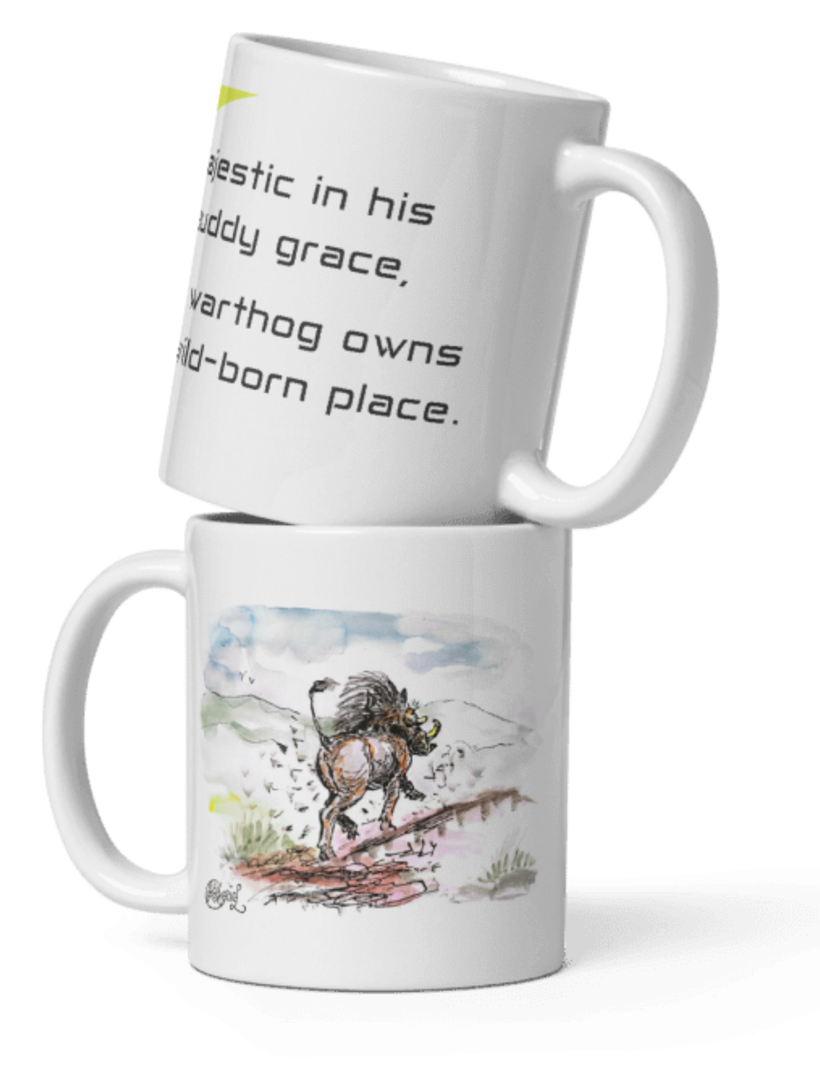 Strutting Warthog Coffee Mug