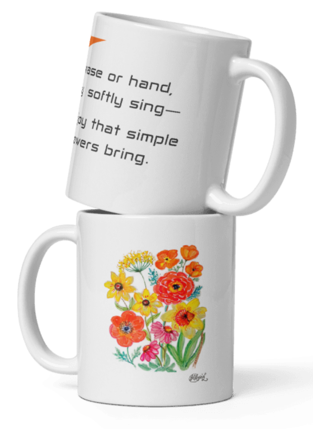 Joyful Flowers Coffee Mug