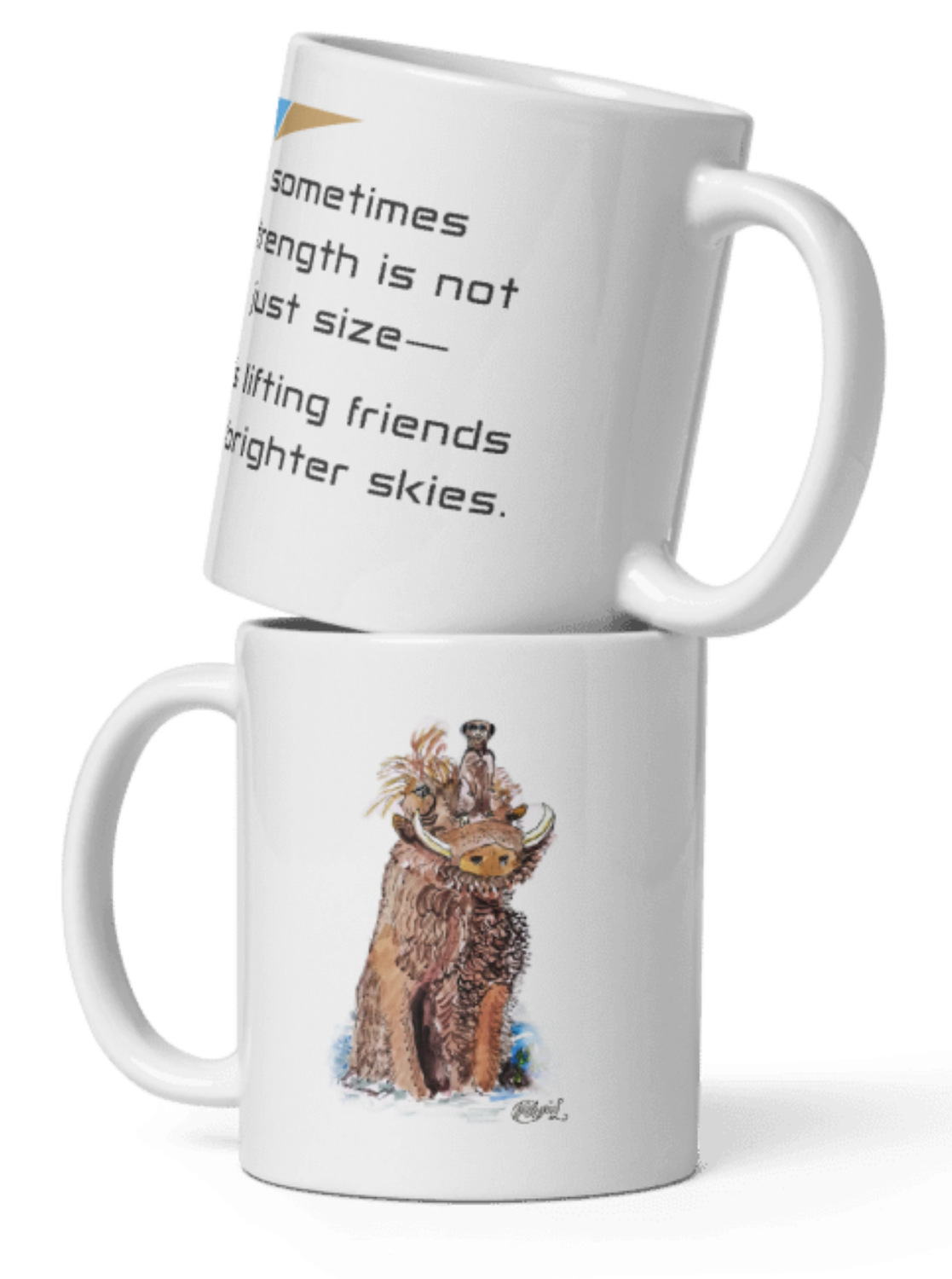 Kind Warthog Coffee Mug