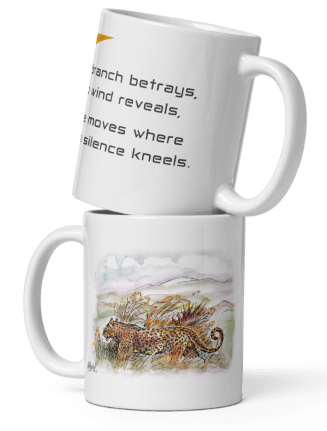 Stalking Leopard Coffee Mug