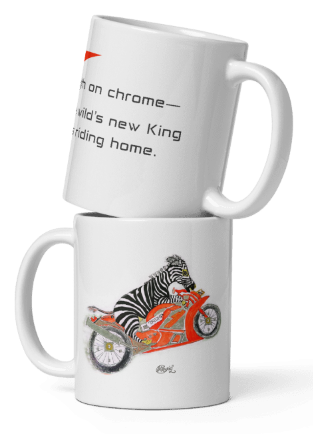 Myth On Chrome Coffee Mug