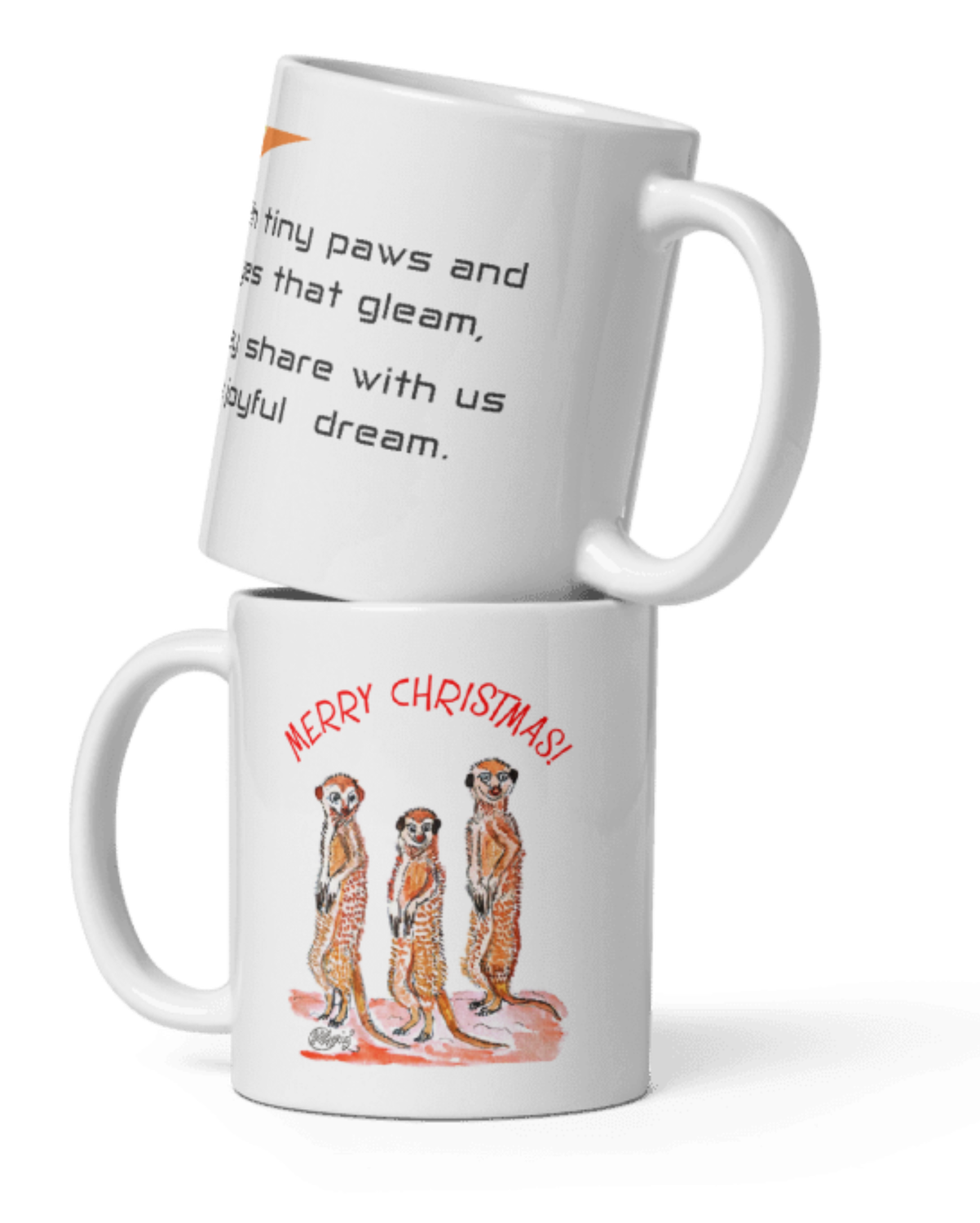 Christmas Meerkats Coffee Mug