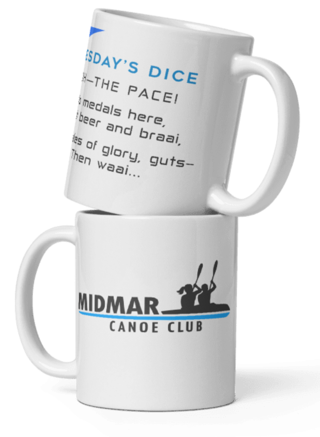 Midmar Canoe Club Dice Coffee Mug