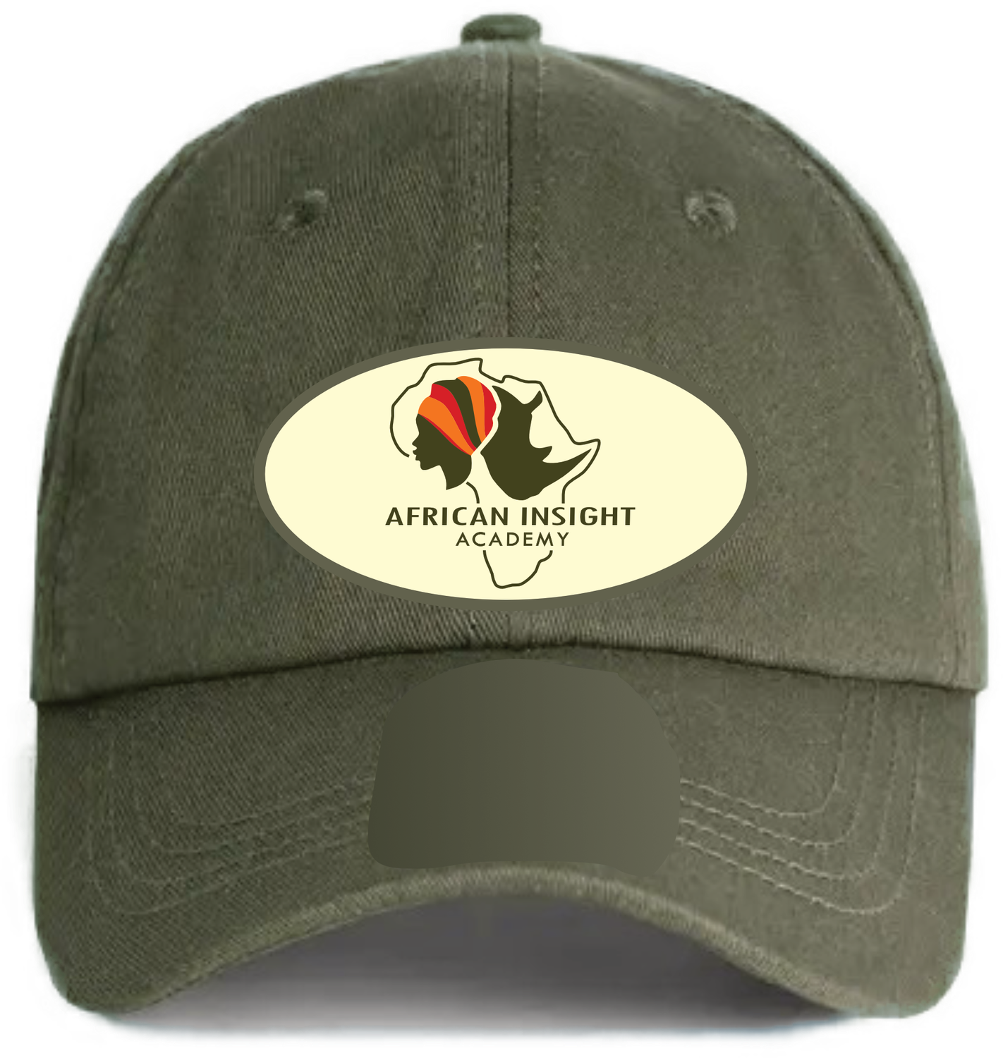 AFRICAN INSIGHT Team Olive embroidered cap