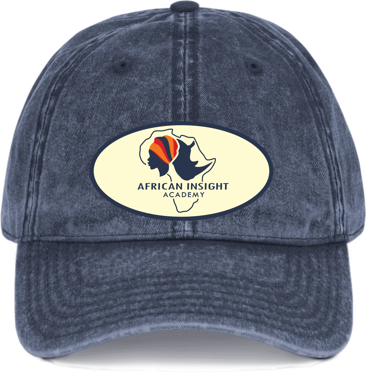 AFRICAN INSIGHT Team Navy embroidered cap
