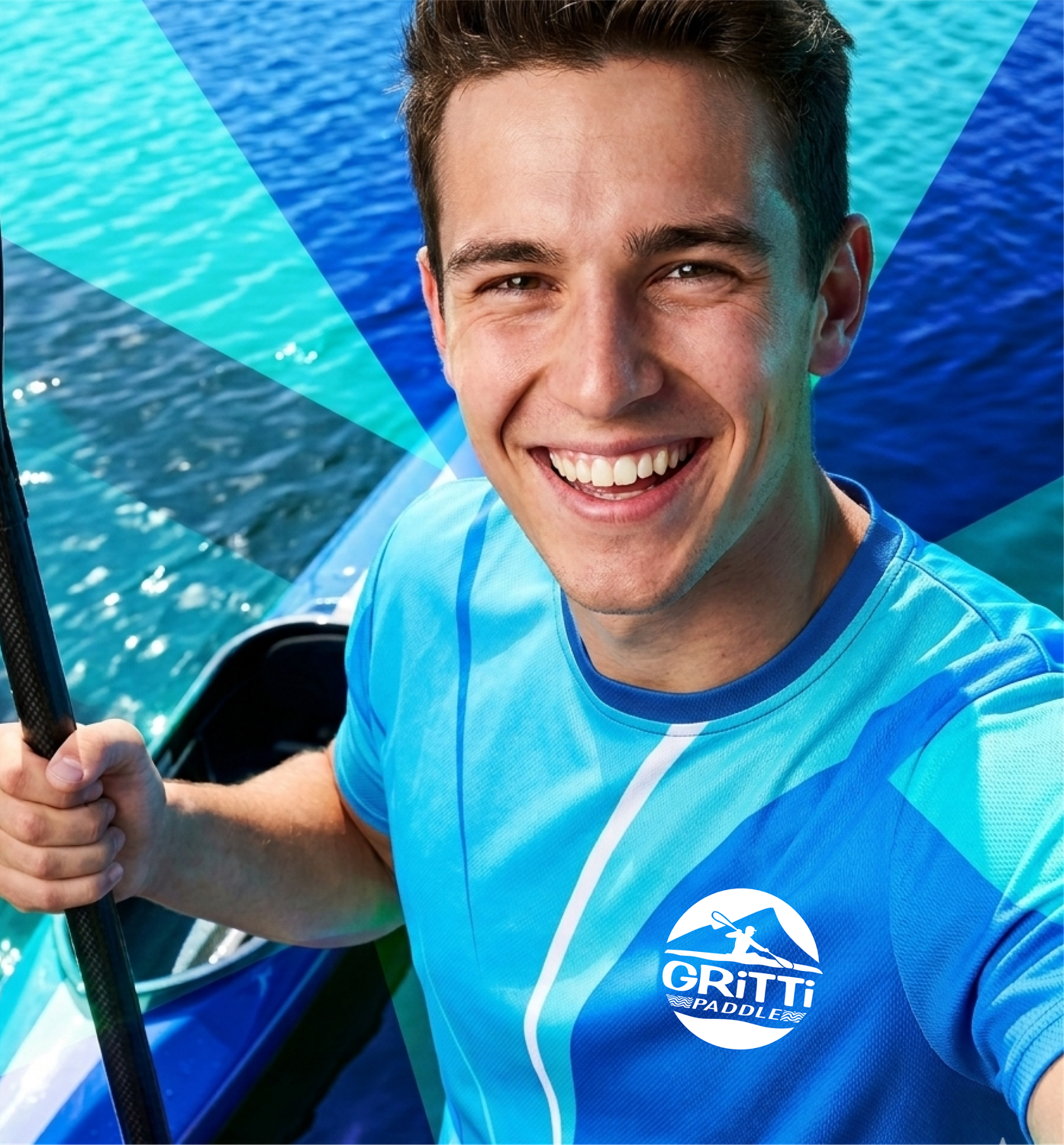 MEN'S COLOURFUL QUICK-DRY short-sleeve shirt with pocket logo