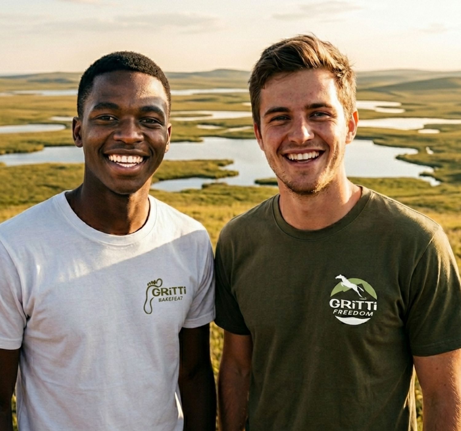 T-shirts with small pocket logo