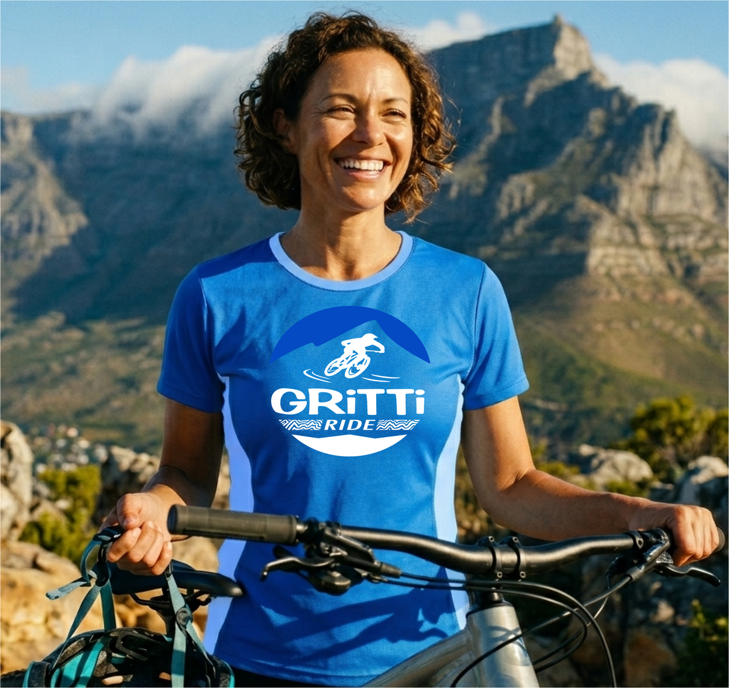 LADIES' QUICK-DRY short-sleeve shirts with large chest logo