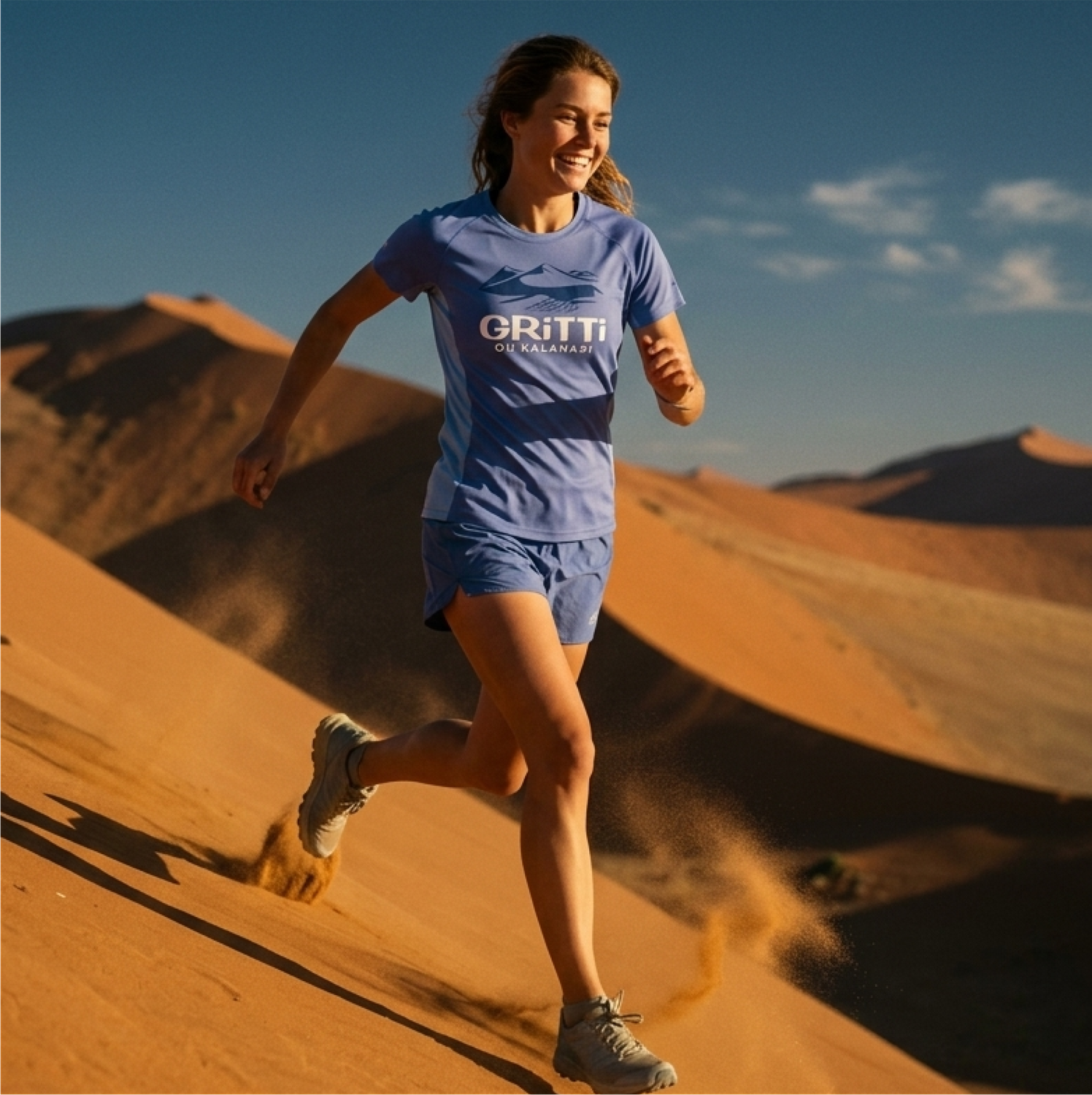 LADIES' quick-dry short-sleeve shirts with large chest logo