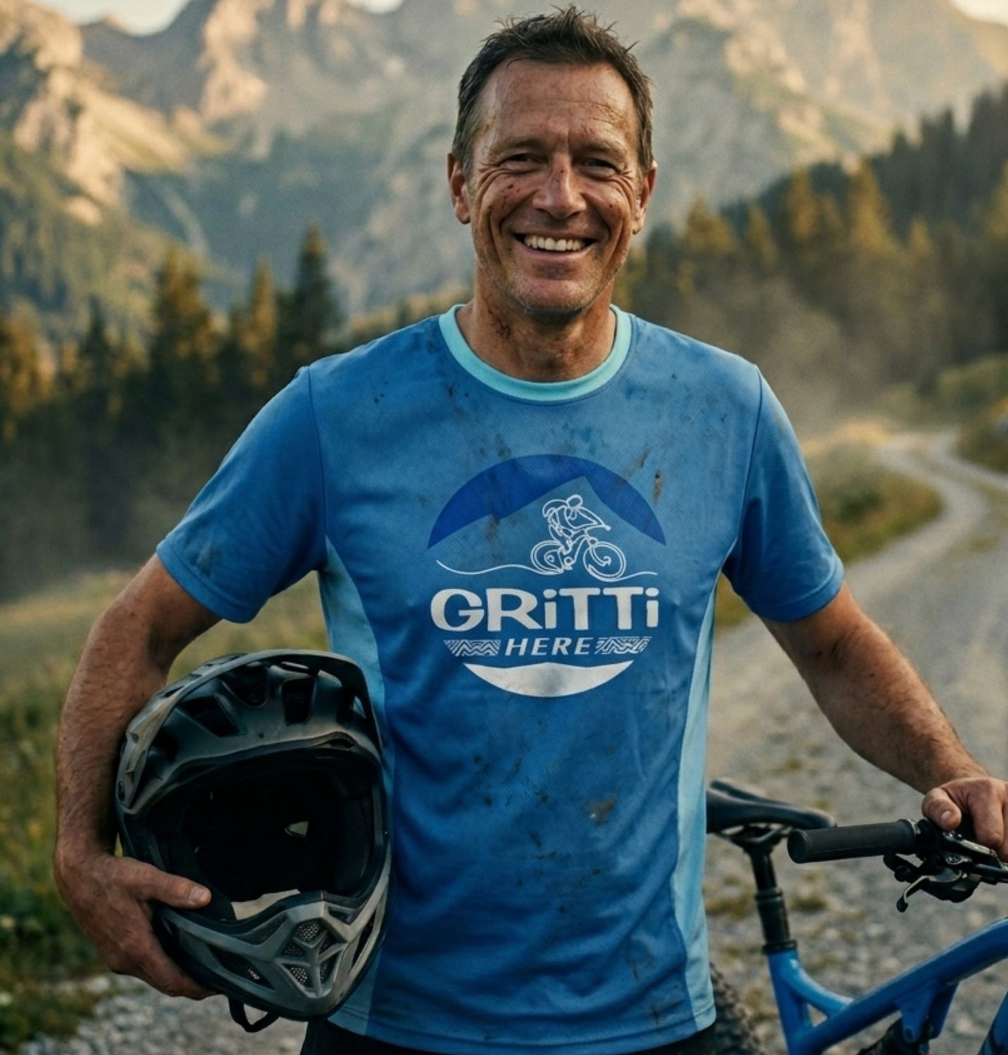 MEN'S quick-dry short-sleeve shirts with large chest logo