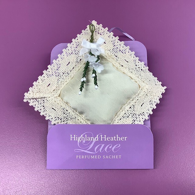 Lace Fragrant Square - Heather