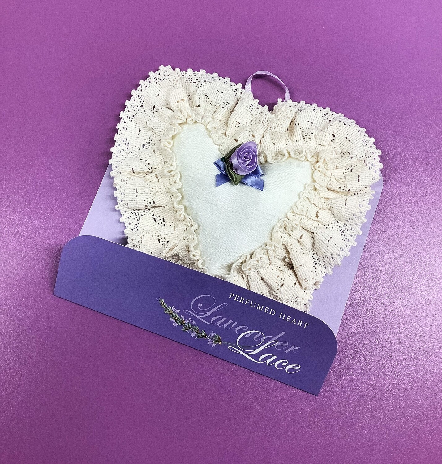 ​Lavender Lace Heart