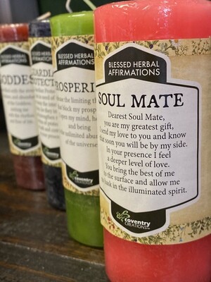 Blessed Herbal Affirmations Candles