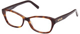 SWAROVSKI SK5430-53052 CAT EYE DARK HAVANA