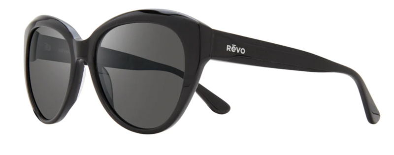 REVO ROSE RE113601GY CAT EYE BLACK -POLARIZED