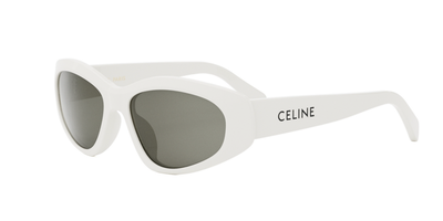 CELINE MONOCHROMS CL40279U-5725A GEOMETRIC SHINY IVORY