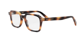 CELINE THIN 2 DOTS CL50139I-52053 SQUARE SHINY BLONDE HAVANA