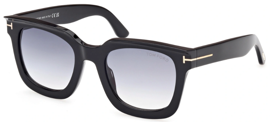 TOM FORD LEIGH-02 FT1115-01B-52 SHINY BLACK