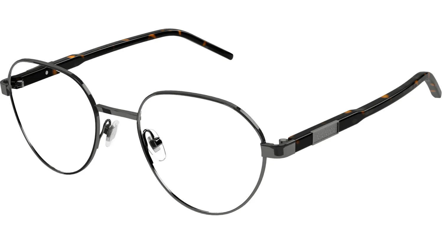 GUCCI GG1162O-002 ROUND GUNMETAL HAVANA