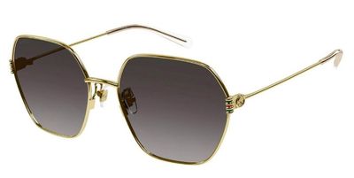 GUCCI GG1285SA-001 RECTANGLE GOLD