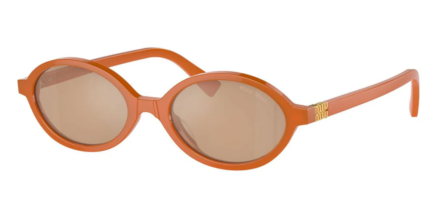 MIU MIU 0MU04ZS-5011V40D OVAL BROWN