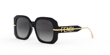 FENDI FENDIGRAPHY FE40065I-5501B GEOMETRIC SHINY BLACK