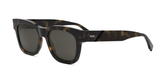 FENDI FENDI DIAGONAL FE40132I-5252A SQUARE SHINY DARK HAVANA