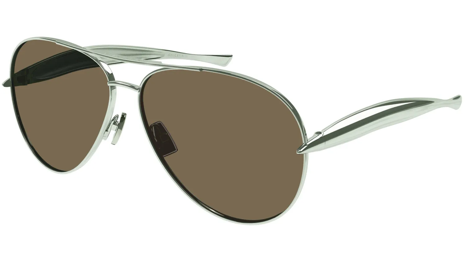 BOTTEGA VENETA BV1305S-006 AVIATOR BROWN