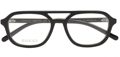 GUCCI GG1673O-001 SQUARE BLACK