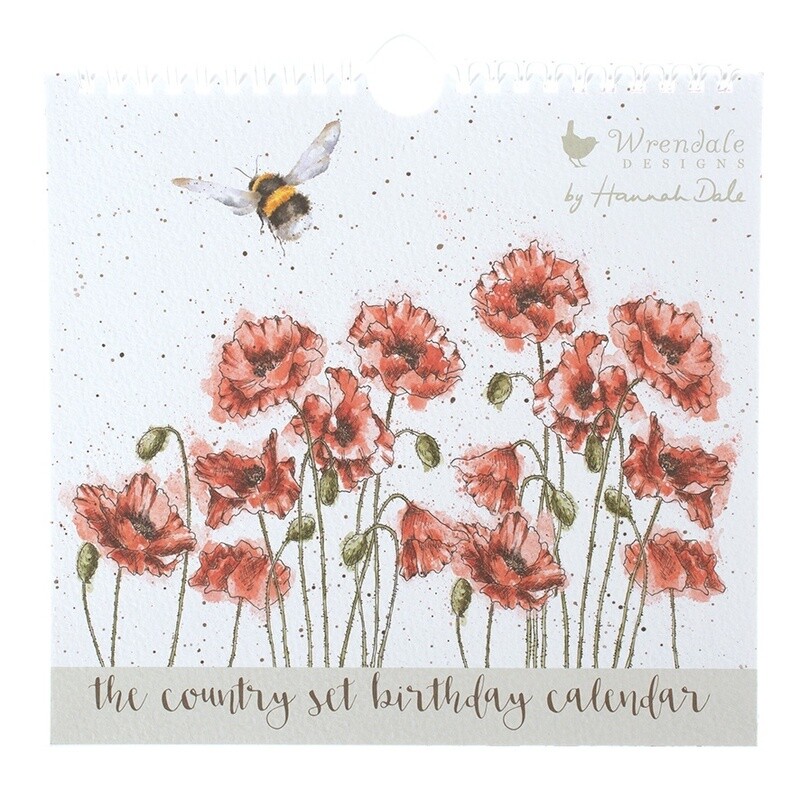Birthday Calendar - Country Set