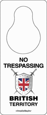 Door Hangers - No Trespassing