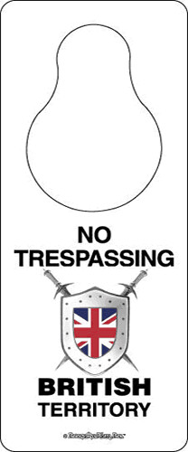 Door Hangers - No Trespassing
